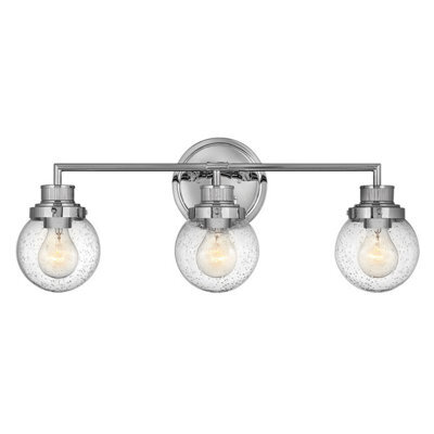 Luminosa Lighting Luminosa Hinkley Poppy Bathroom Wall Lamp Polished Chrome, Ip44 - image 1