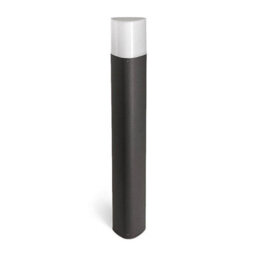 Luminosa Lighting Luminosa Mandela 1 Light Outdoor Bollard Light Urban Grey Ip44