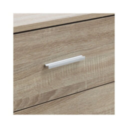 Timber Art Design Rio Costa Chest 3 Drawers Bedroom Living Room Storage Sonoma Oak - thumbnail 5