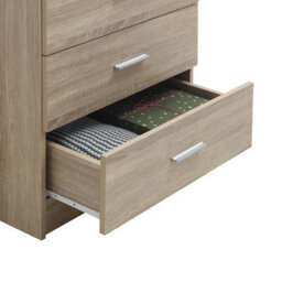 Timber Art Design Rio Costa Chest 3 Drawers Bedroom Living Room Storage Sonoma Oak - thumbnail 6