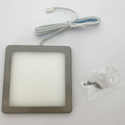 2-Piece Brushed Nickel Ultra-Slim Led Under Cabinet Lighting Kit With Driver - Natural White Glow - thumbnail 5