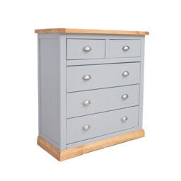 Cabinet Bits Bomporto 5 Drawer Chest Of Drawers Chrome Cup Handle - thumbnail 2