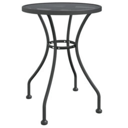 Berkfield 5 Piece Garden Dining Set Expanded Metal Mesh Anthracite - thumbnail 4