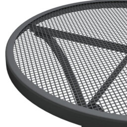 Berkfield 5 Piece Garden Dining Set Expanded Metal Mesh Anthracite - thumbnail 6