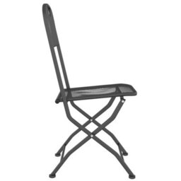 Berkfield 5 Piece Garden Dining Set Expanded Metal Mesh Anthracite - thumbnail 9