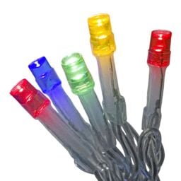 200 Multicolour Led String Lights With Timer Function Clear Cable - thumbnail 4