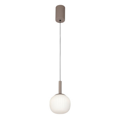 Luminosa Lighting Luminosa Montes Globe Pendant Ceiling Light Brown 3000/4000/6000K