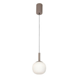 Luminosa Lighting Luminosa Montes Globe Pendant Ceiling Light Brown 3000/4000/6000K