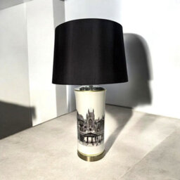 Minster 73 X 43 Cm Lamp And Shade - Ceramic - L35 X W43 X H74 Cm - thumbnail 2