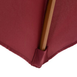 Outsunny 2.5M Wood Garden Parasol Sun Shade Patio Outdoor Wooden Umbrella Canopy - thumbnail 8