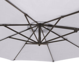 Sundaze 3M Grey Garden Cantilever Roma Parasol Umbrella With 360 Degree Rotation Outdoor Patio - thumbnail 5