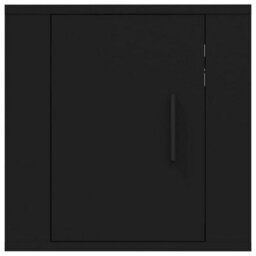 Berkfield Wall Mounted Tv Cabinets 2 Pcs Black 40X34.5X40 Cm - thumbnail 6