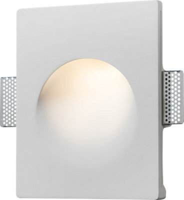 Luminosa Lighting Luminosa Gu10 Recessed Round Plaster Wall Light 230V Ip20 35W - image 1