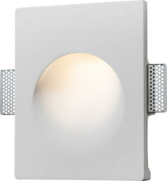Luminosa Lighting Luminosa Gu10 Recessed Round Plaster Wall Light 230V Ip20 35W - thumbnail 1
