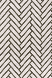 The Rugs Loft Olive And Ivory Herringbone Living Room Area Rug And Runners Soft Pile - thumbnail 2