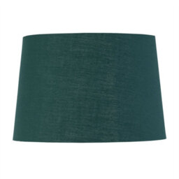 First Choice Lighting Bobbin - Ivory Lamp With Dark Green & Gold Shade - thumbnail 4