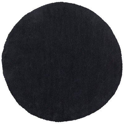 Beliani Shaggygy Rug Demre Black 140 Cm - image 1