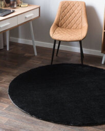 Beliani Shaggygy Rug Demre Black 140 Cm - thumbnail 4
