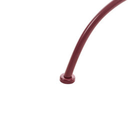 Wyld And Coco Gardenglow Burgundy Outdoor Bistro Table With Scrollwork - Round 70Cm. - thumbnail 5