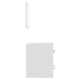 Vidaxl Bathroom Cabinet With Mirror White 41X38.5X48 Cm Engineered Wood - thumbnail 7