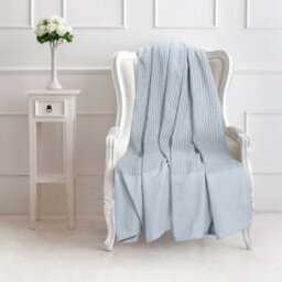 Ehc Lightweight Hand Woven Adult Cellular Cotton Blanket,king 230 X 250Cm - Light Grey - thumbnail 2
