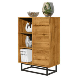 Sideboard 100Cm Sideboard Cabinet Cupboard Tv Stand Living Room Oak - thumbnail 8