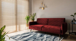 RugsX Distin 0849A Navy Blue / Blue / White Modern Carpet - Waves, Vintage,   80X150 Cm - thumbnail 5