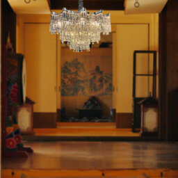 Ledsone Crystal Chandeliers Modern Contemporary Ceiling Lamp Lights Fixtures For Decor Light Fittings 50Cm - thumbnail 2