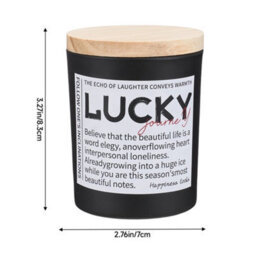 Darphe Black Glass Cup Soy Wax Scented Candle With Wooden Lid, Oud Rose - thumbnail 5