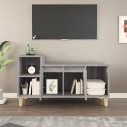 Walplus Tv Cabinet Grey Sonoma 100X35X55 Cm Engineered Wood - thumbnail 3