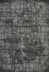 Belgravia Living Room Area Rug Metallic Sheen Modern Cobble Design Grey 200Cm X 290Cm - thumbnail 2