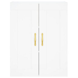 Berkfield Highboard White 69.5X34X180 Cm Engineered Wood - thumbnail 6