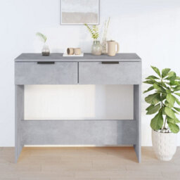 Berkfield Versatile Console Table Concrete Grey 90X36X75 Cm Engineered Wood - thumbnail 3
