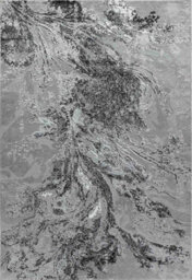 Smart Living Modern Soft Carved Area Rug, Living Room Carpet, Kitchen Floor, Bedroom Soft Rugs 200Cmx290Cm - Serenity (268 Black) - thumbnail 4