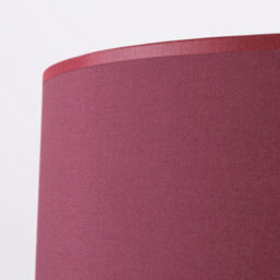 Luminosa Lighting Luminosa Nevia Cylindrical Pendant Ceiling Light Burgundy, Black 1X E27 - thumbnail 7