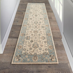 Living Treasure Rugs By Nourison Li16 In Ivory Aqua-178Cm(Circle) - thumbnail 4