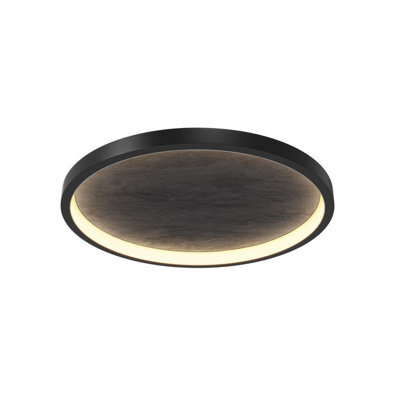 Luminosa Lighting Luminosa Orign Modern 60Cm Integrated Led Semi Flush Ceiling Light Black 3000K 450Lm - image 1