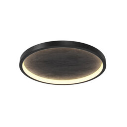 Luminosa Lighting Luminosa Orign Modern 60Cm Integrated Led Semi Flush Ceiling Light Black 3000K 450Lm - thumbnail 1