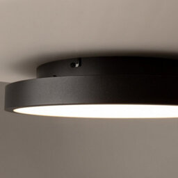 Luminosa Lighting Luminosa Orign Modern 60Cm Integrated Led Semi Flush Ceiling Light Black 3000K 450Lm - thumbnail 4