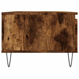 Berkfield Modern Coffee Table Smoked Oak 90X50X36.5 Cm Engineered Wood - thumbnail 7