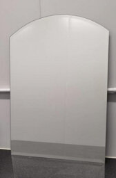 Biznest Frameless Wall Mounted Mirror Home Decor Modern Frame Less Wall Mirror (40X50Cm Arch Simple) - thumbnail 1