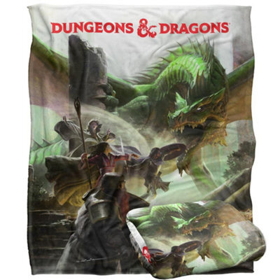 Dungeons & Dragons Starter Set Art Blanket White (One Size) - image 1