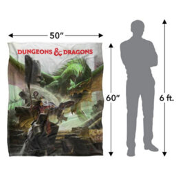 Dungeons & Dragons Starter Set Art Blanket White (One Size) - thumbnail 5