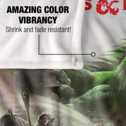 Dungeons & Dragons Starter Set Art Blanket White (One Size) - thumbnail 4