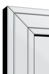 Mirroroutlet Langley All Glass Bevel Free Standing Cheval Dress Mirror 5Ft7 X 1Ft11, 170Cm X 58Cm - thumbnail 6