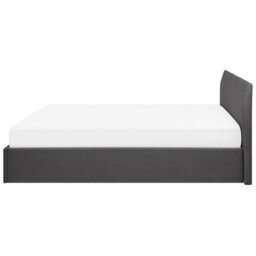 Beliani Ottoman Bed Fabric Orbey 180 X 200 Cm (Eu Super King) Grey - thumbnail 6