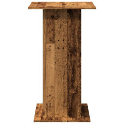 Berkfield Bar Table With Storage Old Wood 60X60X102 Cm Engineered Wood - thumbnail 5