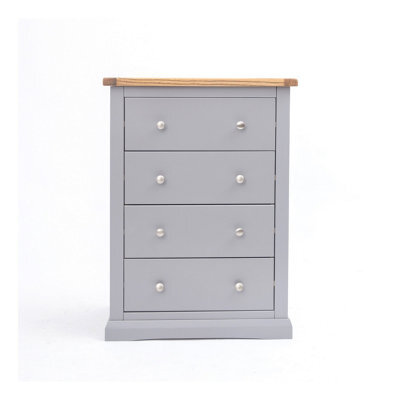 Cabinet Bits Rocca 4 Drawer Chest Of Drawers Chrome Knob - image 1