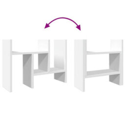 Walplus Desk Organiser White 34.5X15.5X35.5 Cm Engineered Wood - thumbnail 8