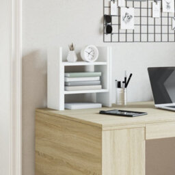 Walplus Desk Organiser White 34.5X15.5X35.5 Cm Engineered Wood - thumbnail 4